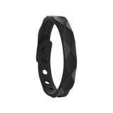 Maxbell Wristband Anti Static Silicone Silica Bracelet Indoor Exercises Yoga Black