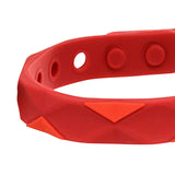 Maxbell Wristband Anti Static Silicone Silica Bracelet Indoor Exercises Yoga Red