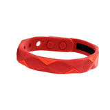 Maxbell Wristband Anti Static Silicone Silica Bracelet Indoor Exercises Yoga Red