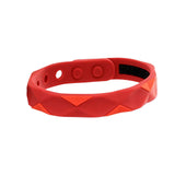Maxbell Wristband Anti Static Silicone Silica Bracelet Indoor Exercises Yoga Red