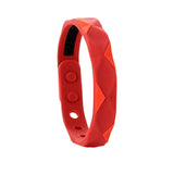 Maxbell Wristband Anti Static Silicone Silica Bracelet Indoor Exercises Yoga Red
