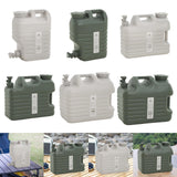 Maxbell Water Storage Tank with Faucet Water Jug Canister for BBQ Hiking Backpacking 12L Beige