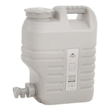 Maxbell Water Storage Tank with Faucet Water Jug Canister for BBQ Hiking Backpacking 12L Beige