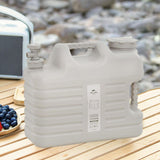 Maxbell Water Storage Tank with Faucet Water Jug Canister for BBQ Hiking Backpacking 18L Beige
