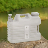 Maxbell Water Storage Tank with Faucet Water Jug Canister for BBQ Hiking Backpacking 18L Beige