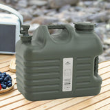 Maxbell Water Storage Tank with Faucet Water Jug Canister for BBQ Hiking Backpacking 24L Green