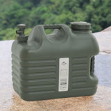 Maxbell Water Storage Tank with Faucet Water Jug Canister for BBQ Hiking Backpacking 24L Green