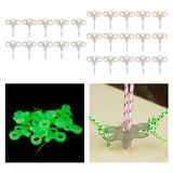 Maxbell Three Hook Threaded Nail Luminous Lightweight for Gardening Hiking Camping 10pcs