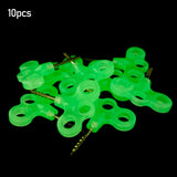 Maxbell Three Hook Threaded Nail Luminous Lightweight for Gardening Hiking Camping 10pcs