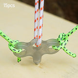 Maxbell Three Hook Threaded Nail Luminous Lightweight for Gardening Hiking Camping 15pcs