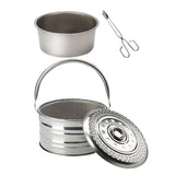 Maxbell Outdoor Fire Pit Stove Deck Yard Patio BBQ Grill Fire Bowl Wood Burning with Tongs