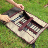 Maxbell Tent Pegs Storage Bag Hammer Organizer Tent Nail Bag for Tent Accessories