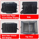 Maxbell BBQ Tool Storage Bag Waterproof BBQ Accessories Bag for RV Camping