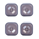 Maxbell Outdoor Camping Spice Storage Jars Set Clear Sugar Salt Flavoring Container