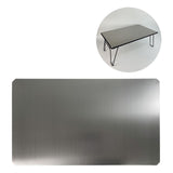 Maxbell Camping Table Board Splicing Sturdy Durable for Fishing Picnic Barbecue Argent
