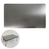 Maxbell Camping Table Board Splicing Sturdy Durable for Fishing Picnic Barbecue Argent