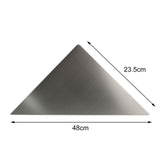 Maxbell Camping Table Board Outdoor Portable Durable for Party Backyard Argent