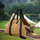 Maxbell Log Tote Wood Carrying Bag Travel Camping Waterproof Trip Firewood Carrier