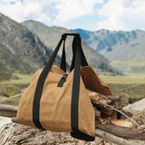 Maxbell Log Tote Wood Carrying Bag Travel Camping Waterproof Trip Firewood Carrier