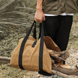 Maxbell Log Tote Wood Carrying Bag Travel Camping Waterproof Trip Firewood Carrier