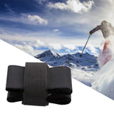 Maxbell Ski Strap Handheld Ski Pole Shoulder Strap for Winter Sports Skiing Downhill Black