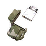 Maxbell Lighter Case Hard Case Pocket Sturdy for Hiking Camping for Inner Tank Khaki