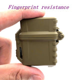 Maxbell Lighter Case Hard Case Pocket Sturdy for Hiking Camping for Inner Tank Khaki