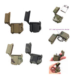 Maxbell Lighter Case Hard Case Pocket Sturdy for Hiking Camping for Inner Tank Khaki