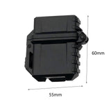 Maxbell Lighter Case Hard Case Pocket Sturdy for Hiking Camping for Inner Tank Black