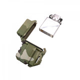 Maxbell Lighter Case Hard Case Pocket Sturdy for Hiking Camping for Inner Tank Green