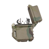 Maxbell Lighter Case Hard Case Pocket Sturdy for Hiking Camping for Inner Tank Green