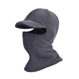 Maxbell Thermal Cycling Neck Warmer Headgear Balaclava Mask for Hiking Skiing Gray