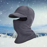 Maxbell Thermal Cycling Neck Warmer Headgear Balaclava Mask for Hiking Skiing Gray