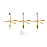 Maxbell Ice Fishing Rod Tip up with Flag Portable Foldable Fishing Accessories