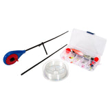 Maxbell Winter Fishing Set Ice Fishing Jigs Kit Angling Ice Fishing Rod Top Tip