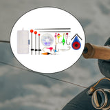 Maxbell Winter Fishing Set Ice Fishing Jigs Kit Angling Ice Fishing Rod Top Tip