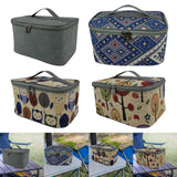 Maxbell Seasoning Bottle Storage Bag Accessories Bag for Traveling BBQ Outdoor Gray