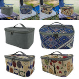 Maxbell Seasoning Bottle Storage Bag Accessories Bag for Traveling BBQ Outdoor Gray