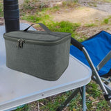 Maxbell Seasoning Bottle Storage Bag Accessories Bag for Traveling BBQ Outdoor Gray