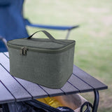 Maxbell Seasoning Bottle Storage Bag Accessories Bag for Traveling BBQ Outdoor Gray