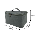 Maxbell Seasoning Bottle Storage Bag Accessories Bag for Traveling BBQ Outdoor Gray