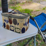 Maxbell Seasoning Bottle Storage Bag Accessories Bag for Traveling BBQ Outdoor Owl