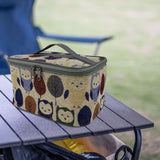 Maxbell Seasoning Bottle Storage Bag Accessories Bag for Traveling BBQ Outdoor Owl