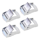 Maxbell 4Pcs Metal Webbing Buckle Closure Heavy Duty Tensioner for Hiking 2.5CM