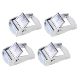 Maxbell 4Pcs Metal Webbing Buckle Closure Heavy Duty Tensioner for Hiking 2.5CM