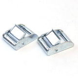 Maxbell 4Pcs Metal Webbing Buckle Closure Heavy Duty Tensioner for Hiking 2.5CM