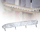 Maxbell Patio Awning Canopy Feet Rain Cover Waterproof Storage Bag Sun Protection 250CM Argent