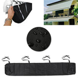 Maxbell Patio Awning Canopy Feet Rain Cover Waterproof Storage Bag Sun Protection 300CM Argent