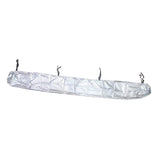Maxbell Patio Awning Canopy Feet Rain Cover Waterproof Storage Bag Sun Protection 300CM Argent