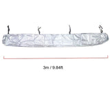 Maxbell Patio Awning Canopy Feet Rain Cover Waterproof Storage Bag Sun Protection 300CM Argent